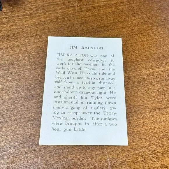 Vintage Marx Warriors of The World Cowboy Jim Ralston Hand Painted with Box - Picture 3 of 8